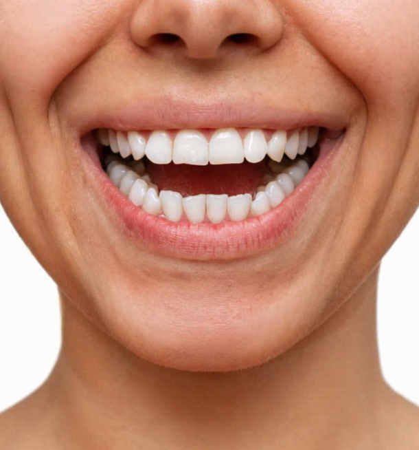 Visibly whiter smile